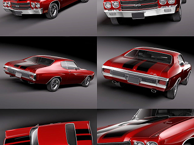 modern car chevrolet muscle car model