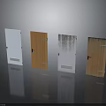 Different Style Interior Doors With White Brown And Stained Wooden Panels