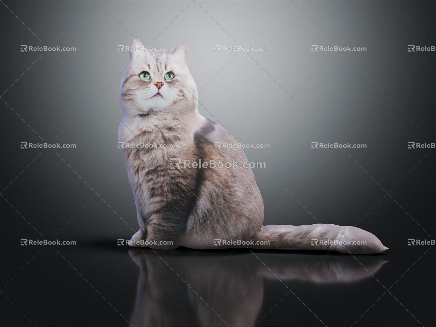 Modern Cat Puppet Cat Kitten Pussy Cat Domestic Cat 3d model