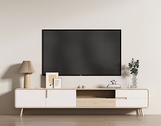 Nordic TV cabinet 3d model