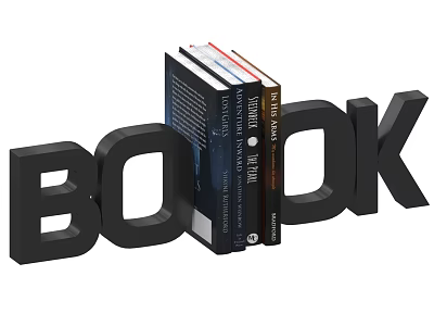 Books Books Books Desk Ornaments 3d model