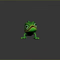 Lizard Anime Lizard Chameleon Cartoon Lizard Reptile Cold Blooded Animal Reptile Class 3d model