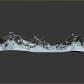 Snowy Mountain Terrain With Rocky Peaks And Snow Covered Valleys