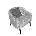 Modern Single Sofa Simple Single Sofa Chair 3d model