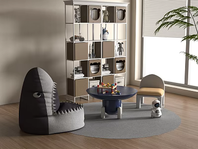 Modern Children's Tables and Chairs 3d model