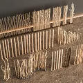 Natural Wooden Branch Room Dividers For Rustic Interior Decor And Space Partition