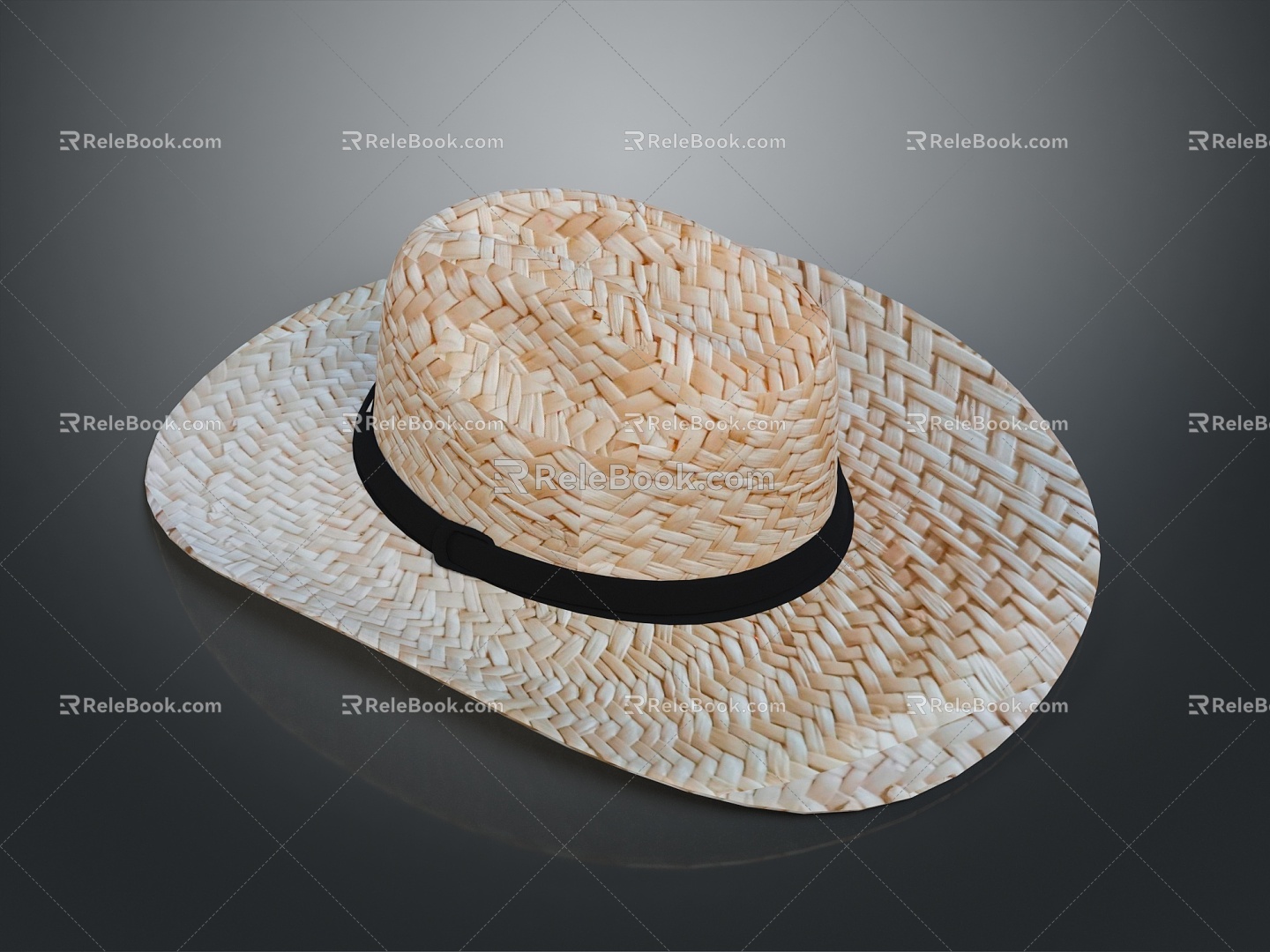 Hat Hat Hat Sunshade Hat Straw Hat Wear Life Supplies 3d model