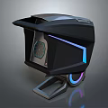 Projection Monitoring Device With Modern Design HD Projection Surveillance Camera And Mobile Base