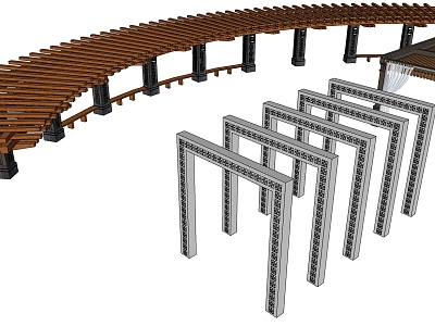 New Chinese-style Corridor model