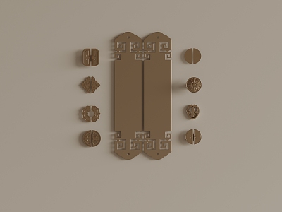 Door handle 3d model