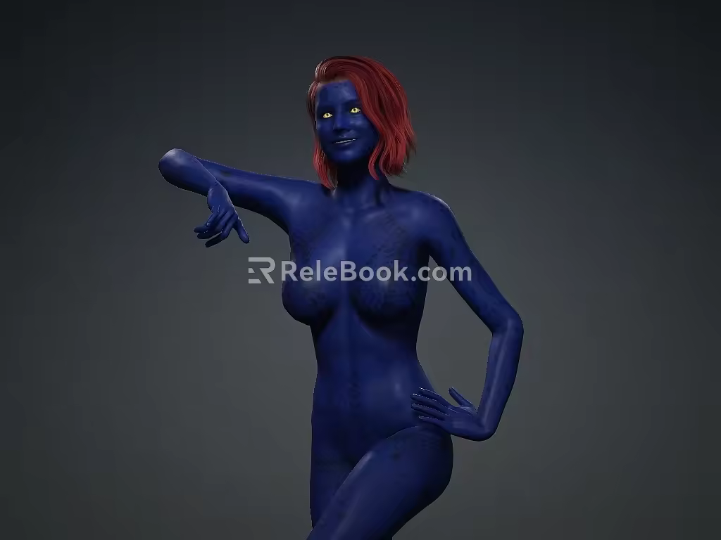 X-Men Magic Female Marvel 3d model