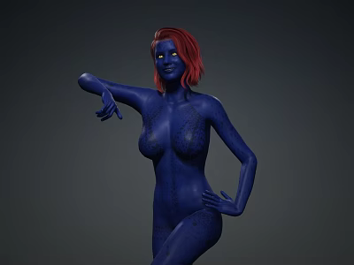 X-Men Magic Female Marvel 3d model