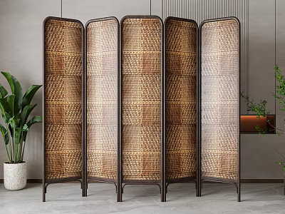 Screen partition 3d model