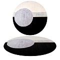 Simple Round Carpet 3d model