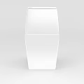 Modern White Toilet With Sleek Design And Smooth Surface For Bathroom Fixture