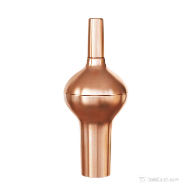 Sleek Copper Commercial Equipment With Modern Metallic Design For Business Kitchen Use 3d model 