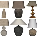 Quiet Table Lamp 3d model