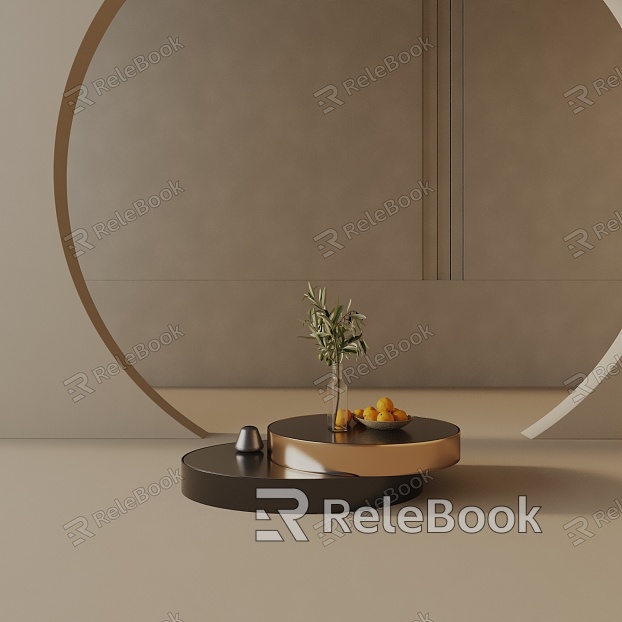 Modern coffee table model