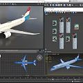 Luxair Airplane With White Body Red And Blue Tail Wings And Engine