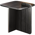 Modern Minimalist Wooden Corner Table with Smooth Surface and Sturdy Structure for Home Decor