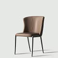 Modern White Leather Leisure Chair With Black Sleek Legs And Comfortable Design