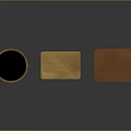 Three Different Wooden Coffee Tables With Round And Rectangular Shapes In Various Colors