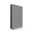 TEBUR Modern Household Appliance With White Body Black Green Side Accents