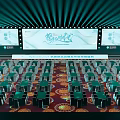 Simon International 2024 Anti Aging New Product Strategy Launch Grand Ceremony Stage Setup