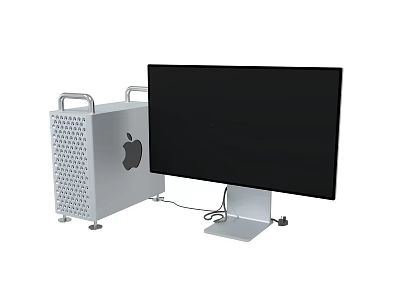Modern computer Apple computer Apple monitor 3d model Modern computer Apple computer Apple monitor 3d model