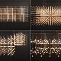 Modern Geometric Chandeliers With Linear And Radial Structures For Contemporary Lighting Design