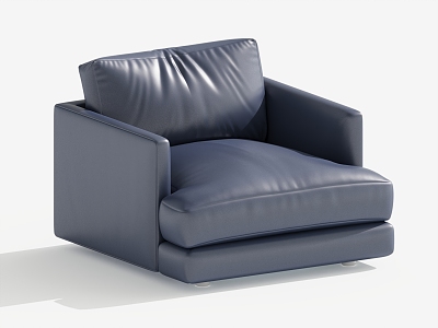 Modern Single Sofa Single Chair Leisure Chair 3d model