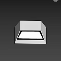 Modern White Square Design Wall Lamp With Sleek Illumination For Home Interior Decor