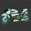 Motorcycle Two-wheeled Motorcycle Cross-country Motorcycle Road Race Motorcycle Motor Vehicle Transport 3d model