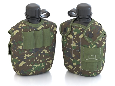 Military Kettle Fulfillment Kettle Portable Kettle Bag 3d model