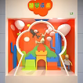 Modern Window Children's Play Window 3d model