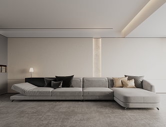 Modern corner sofa 3d model