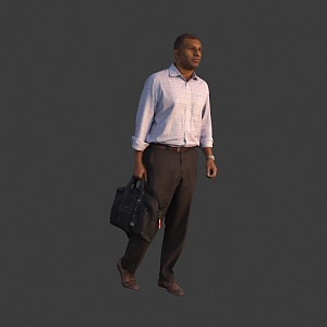 black man 3d model