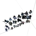 2D Patient Hospital Character Material 3d model