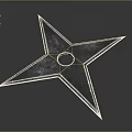 Hidden weapons darts ninja darts ninja weapons ancient weapons cold weapons medieval items 3d model