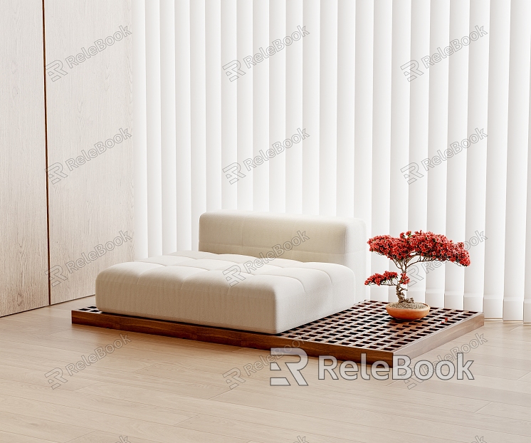 Quiet single sofa model