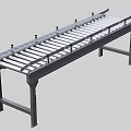 Single chain roller conveyor 3d model