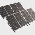 Photovoltaic panels Solar panels 3d model