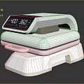 Modern printer laser printer bill printer dot matrix printer 3d model