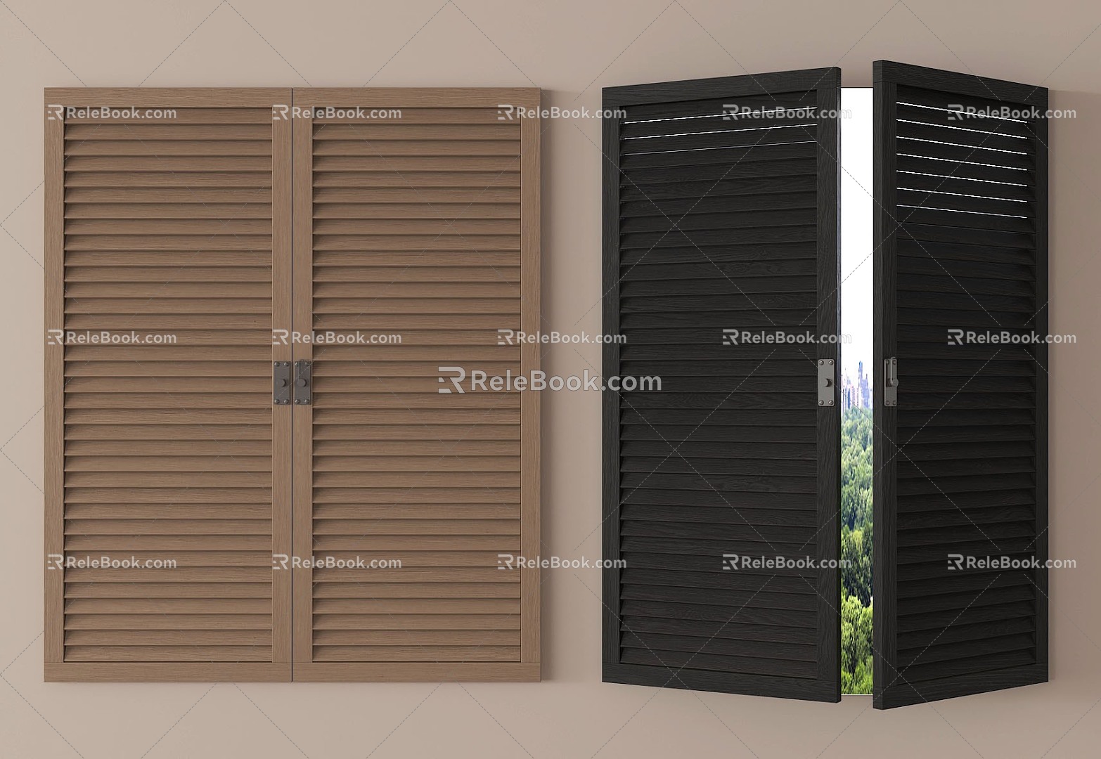 modern blinds venetian blinds 3d model