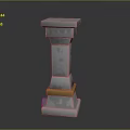 Columns Stone Columns Stone Columns Old Columns Roman Columns Roman Columns Classical Columns Greek Columns 3d model