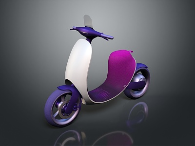 Scooter Motorcycle Two-wheeled Motocross Motorcycle Road Race Motorcycle Motor Vehicle 3d model