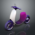 Scooter Motorcycle Two-wheeled Motocross Motorcycle Road Race Motorcycle Motor Vehicle 3d model