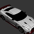 Unlock sports car 3d model