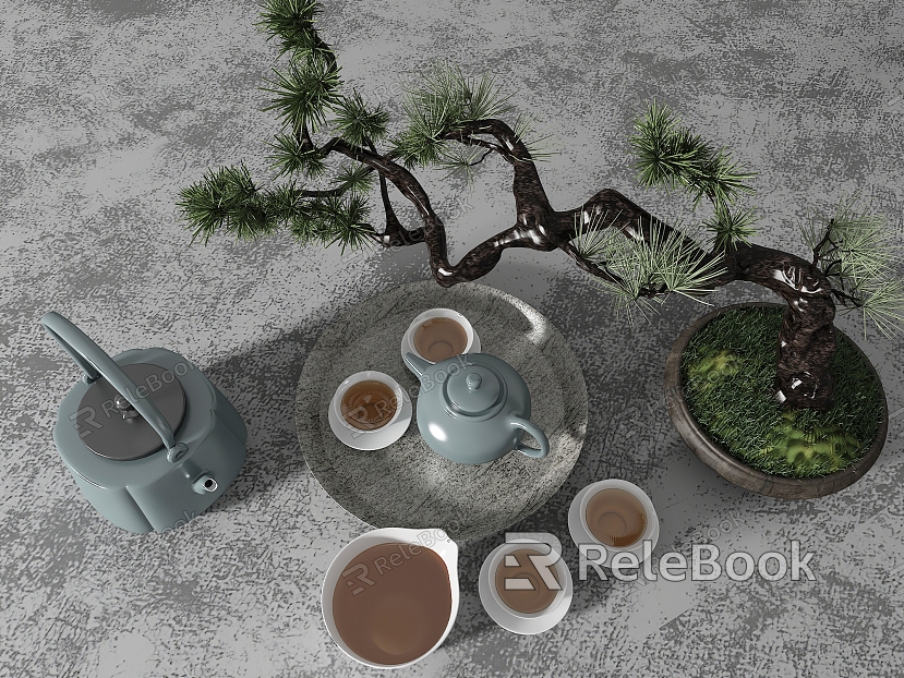 Modern Tea Set model