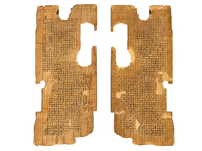 Ancient Egyptian Papyrus Manuscripts Featuring Historical Texts And Ancient Writing 3d model